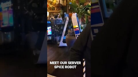 MEET OUR SERVER SPICE ROBOT!