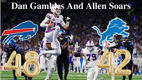 Josh Allen DOMINATES as Bills Crush Detroit Lions!