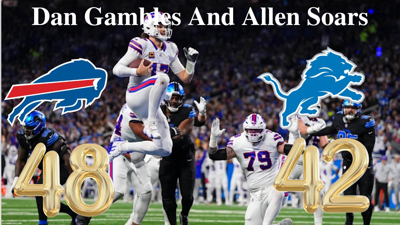 Josh Allen DOMINATES as Bills Crush Detroit Lions!