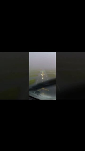 ☔️Landing in Storm at Mex City