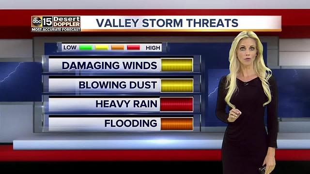 Flash flood watch in effect through midnight in parts of AZ