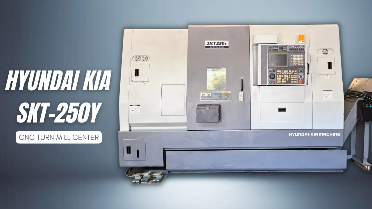 HYUNDAI KIA SKT-250Y CNC TURN MILL CENTER SKU 2345 – MachineStation