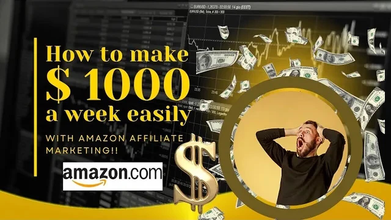 How to make $1000/week Easily - Amazon affiliate Marketing #affiliatemarketing #makemoneyonline