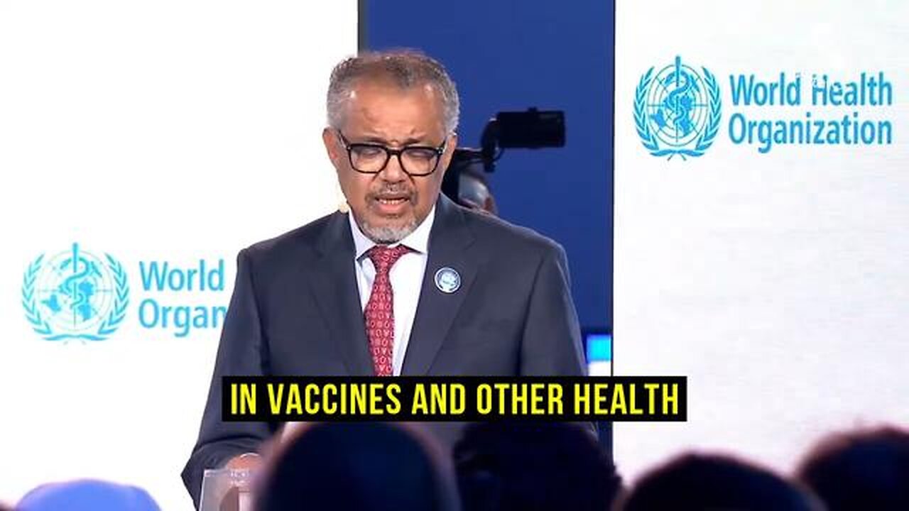 Tedros: "Internet and social media platforms have given people unprecedented access to health info"