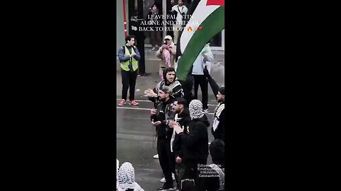 Pro-Hamas activists in Ottawa chant "Go back to Europe"