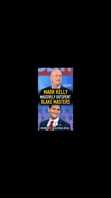 Mark Kelly MASSIVELY Outspent Blake Masters #shorts