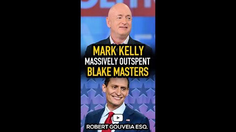 Mark Kelly MASSIVELY Outspent Blake Masters #shorts