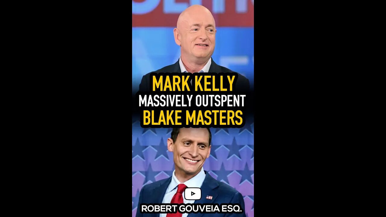 Mark Kelly MASSIVELY Outspent Blake Masters #shorts