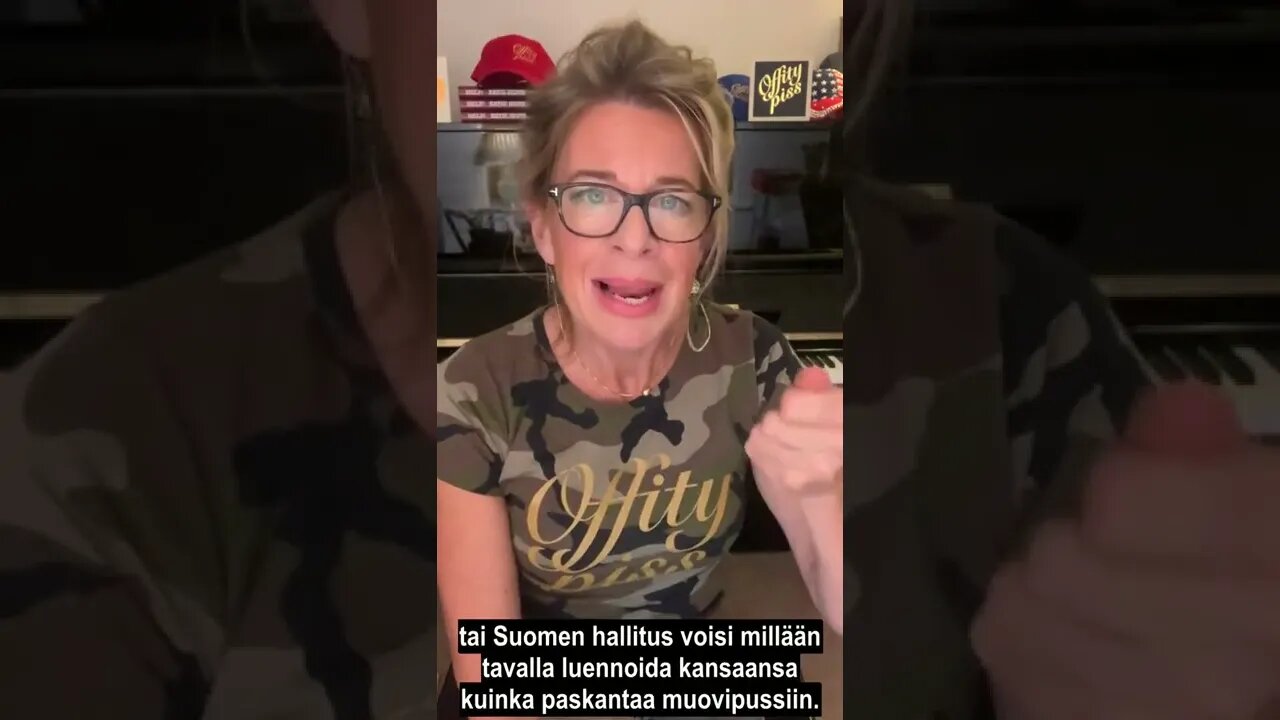 Katie Hopkins: Suomessa paskataan muovipussiin.