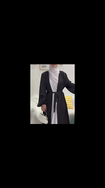 Summer Puff Sleeve Muslim Abaya Women Dress Elegant | ʟɪɴᴋ ɪɴ ᴛʜᴇ ᴅᴇꜱᴄʀɪᴘᴛɪᴏɴ 👇 ᴛᴏ ʙᴜʏ