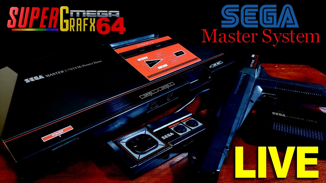 SEGA MASTER SYSTEM LIVE GAMEPLAY WITH CYRUS MARTIN