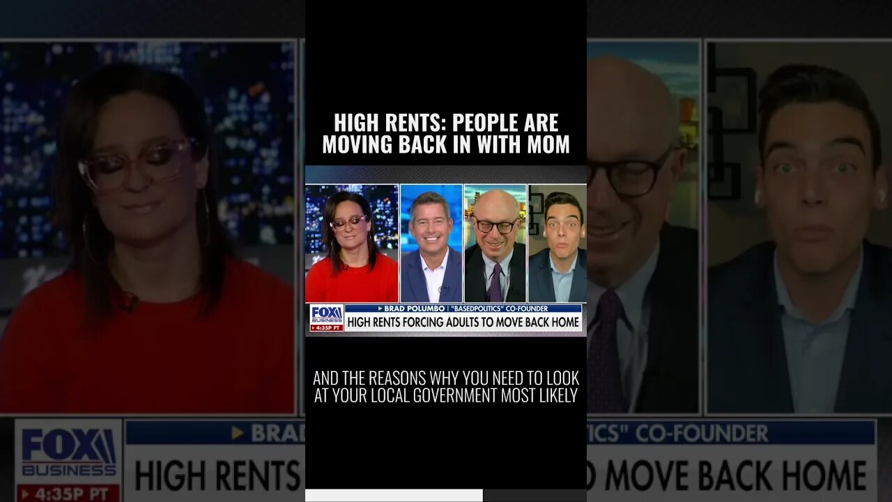 High rent is making young people move back in with mom: Fox News #shorts