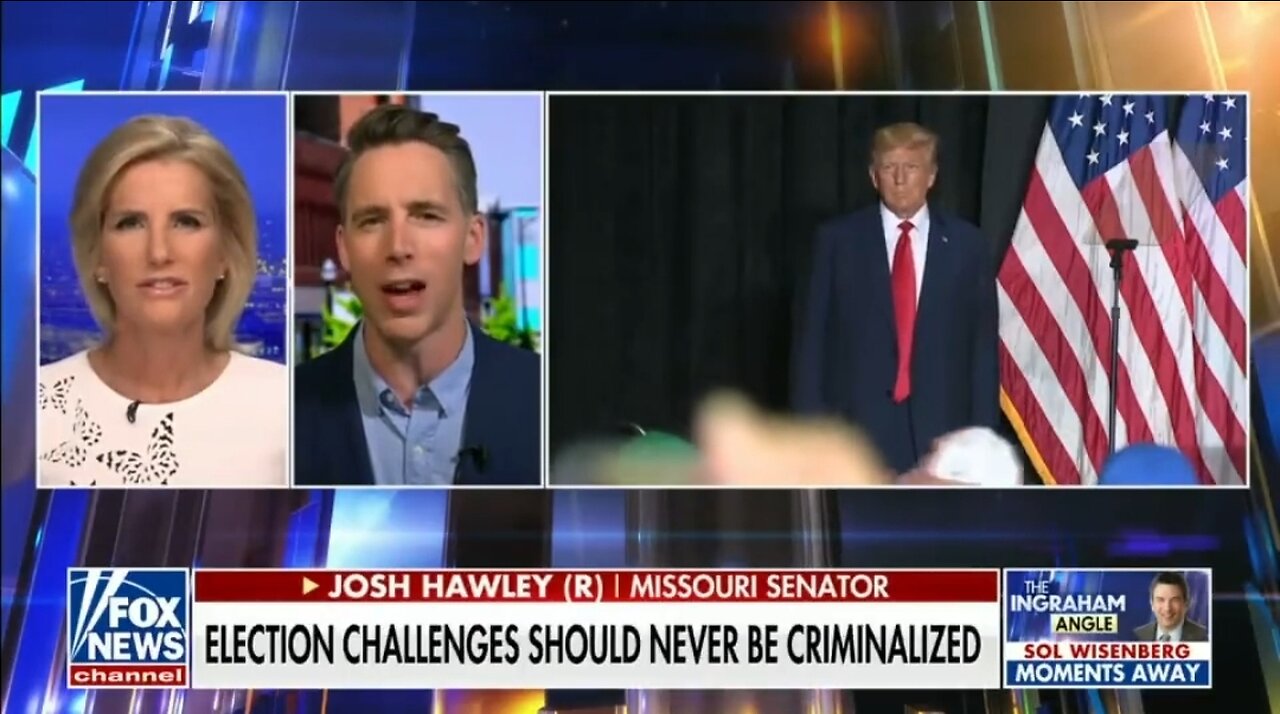 Sen Hawley: Dems Are Pissed Trump Challenged Democrats