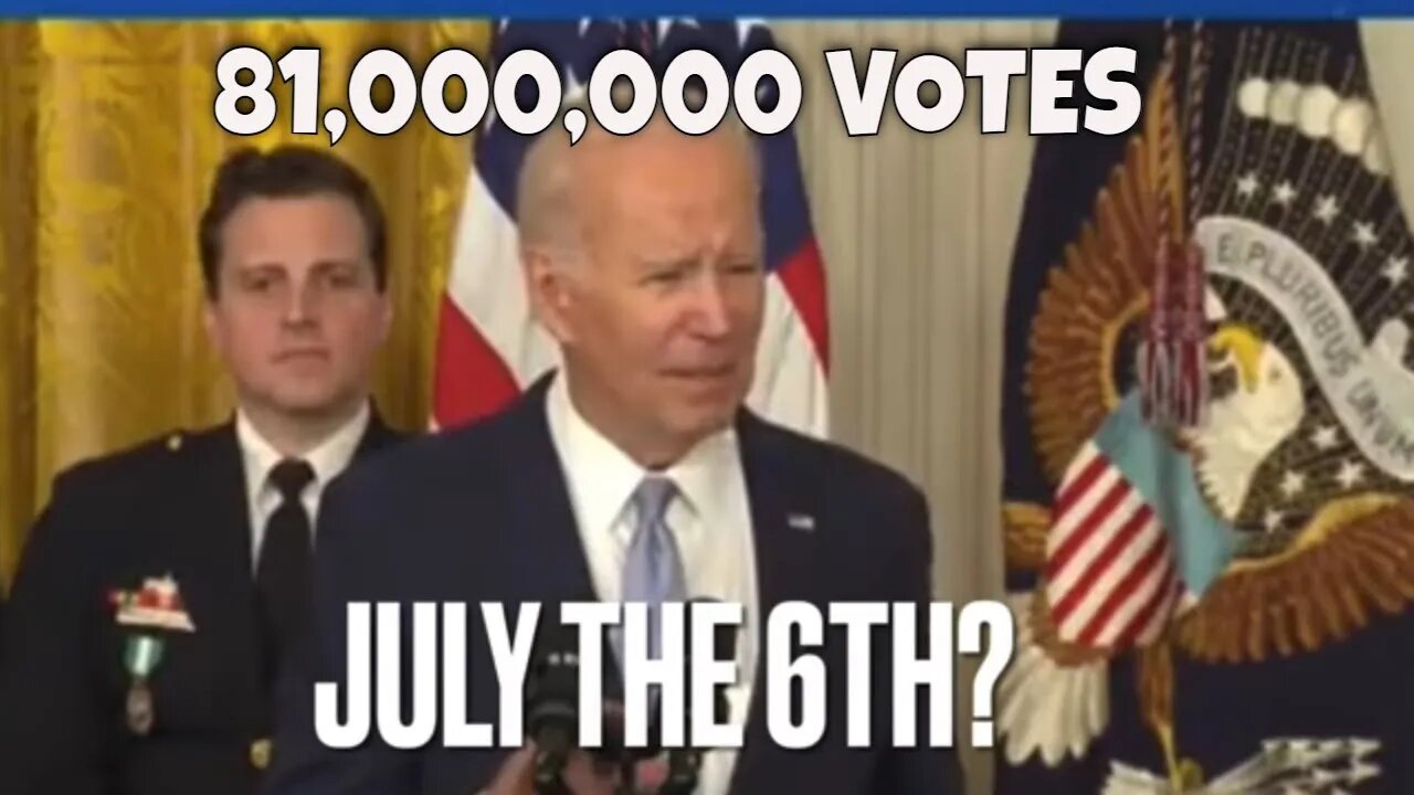 Biden just referred to January 6th as “JULY 6th” 🤦♂️