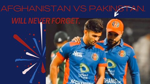 Afghanistan Will Never Forget This Match.