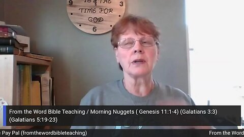 From the Word Bible Teaching / Morning Nuggets (4/17/23)