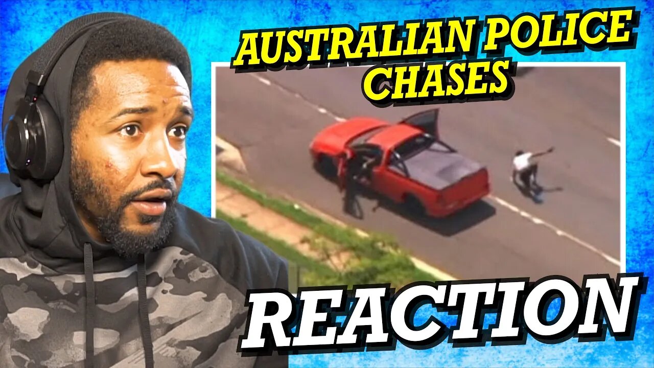 AMERICAN REACTS TO AUSTRALIAN HIGH SPEED POLICE CHASES!!!