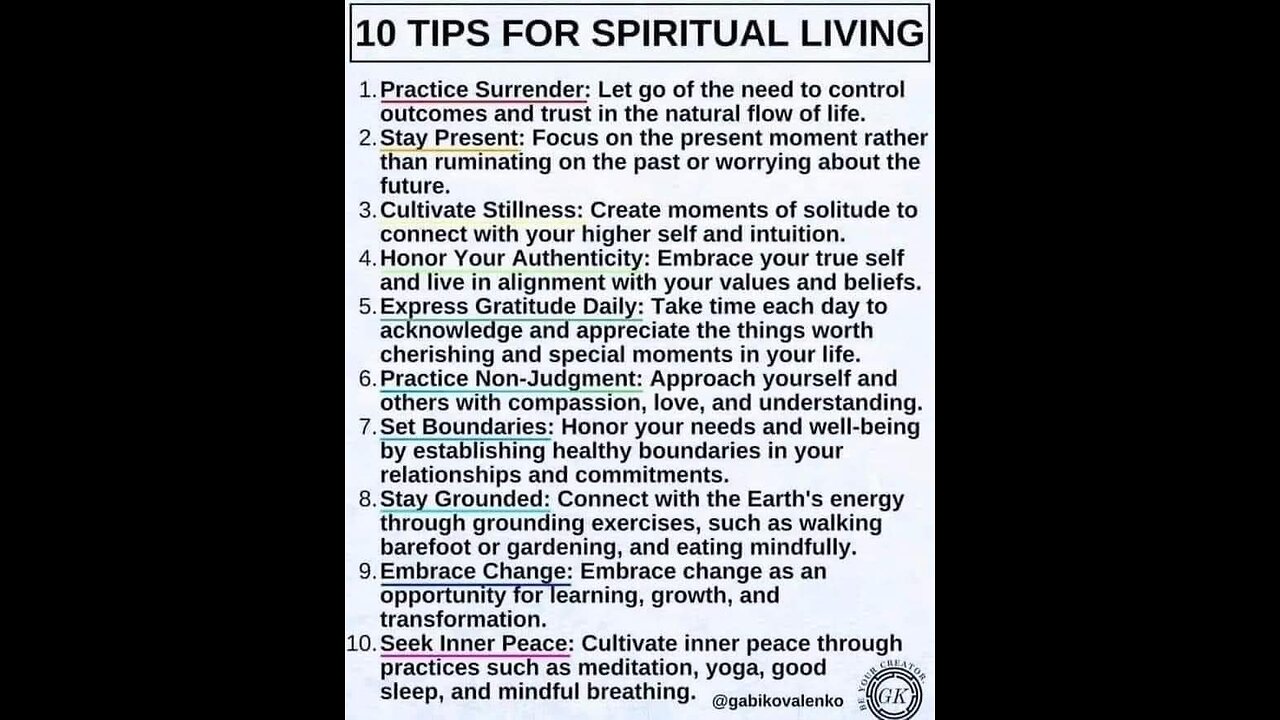 Tips to live a SPIRITUAL LIFE with Eden's Living TV