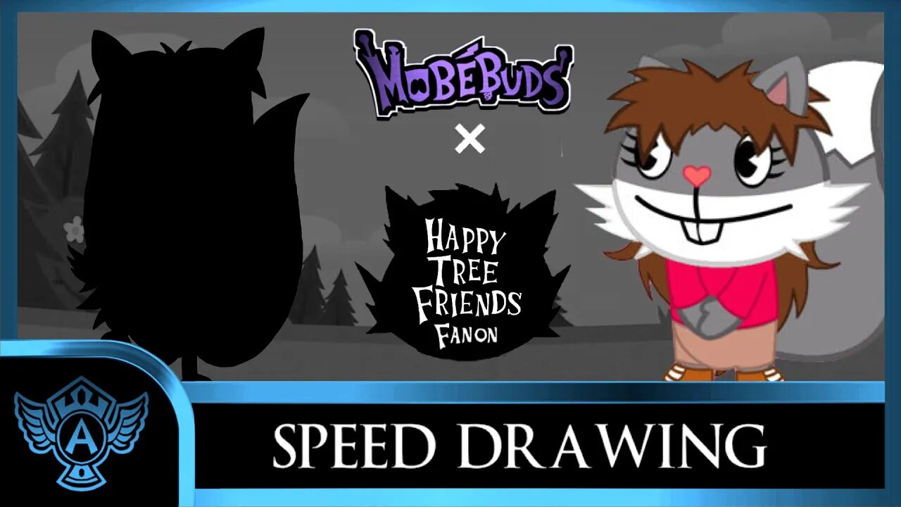 Speed Drawing: Happy Tree Friends Fanon - Maria | Mobebuds Style