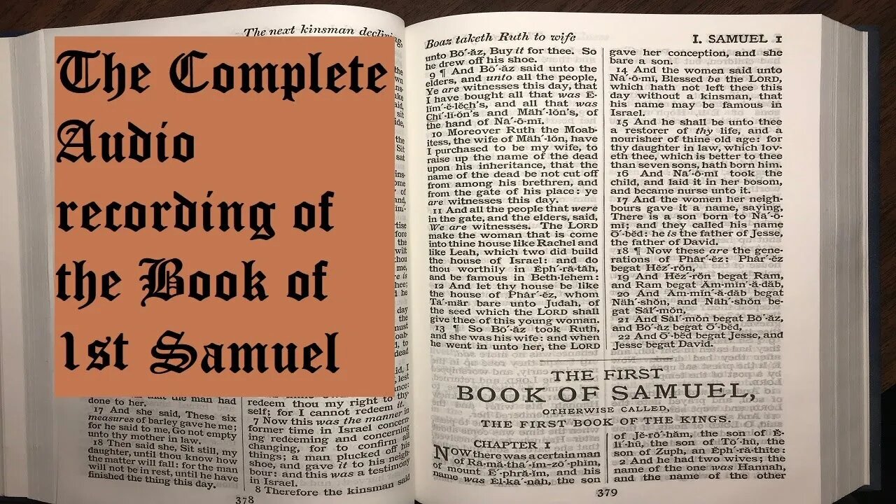1st Samuel: Satan hates the word of God! Audio book