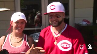 Reds fans hoping to get engaged at Opening Game resorts to Plan B