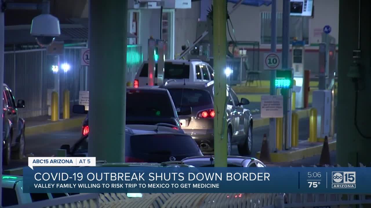 COVID-19 closes border, Valley family willing to risk a trip to Mexico to get medicine