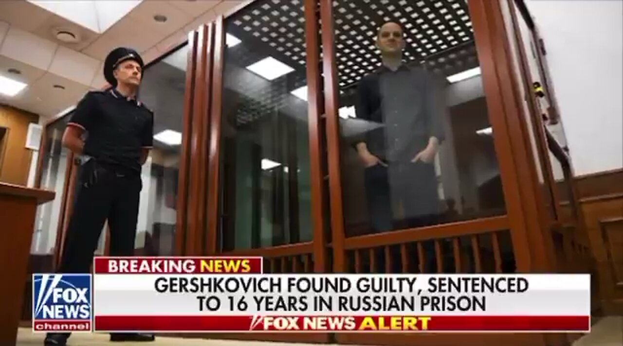 🚨 US Journalist Evan Gershkovich Sentenced to 16 Years in Russian Prison