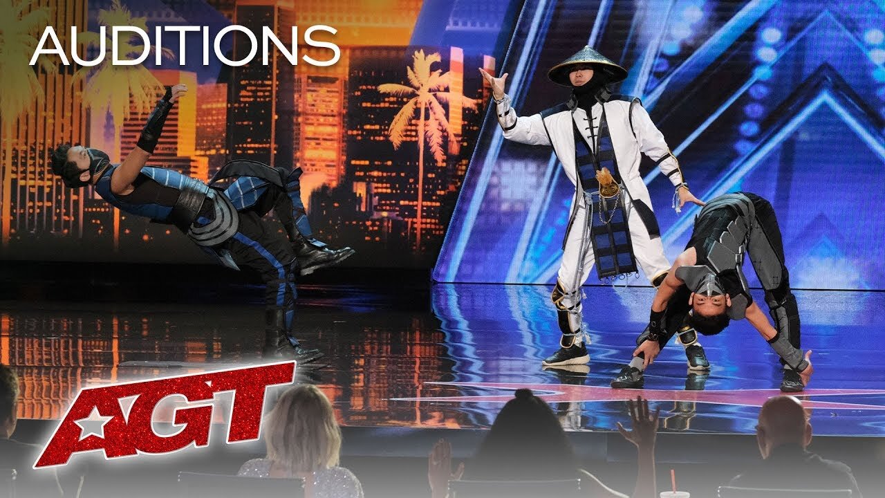 WOW! EPIC Dance Crew Delivers Mortal Kombat x Street Fighter Show - America's Got Talent 2019