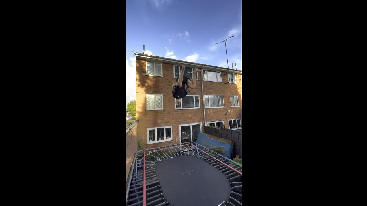 Twisty Flip on Sketchy Trampoline