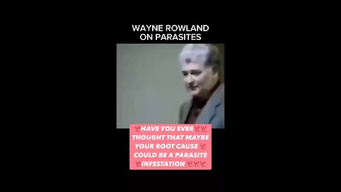 HAVE YOU EVER THOUGHT THAT A ROOT CAUSE OF A DISEASE, could be a parasite infestation. SOME SYMP