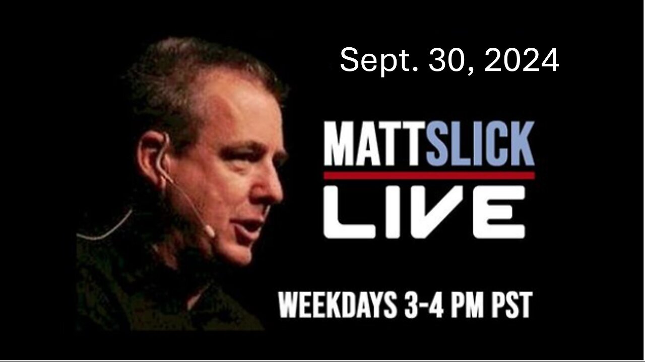 Matt Slick Live, 9/30/2024