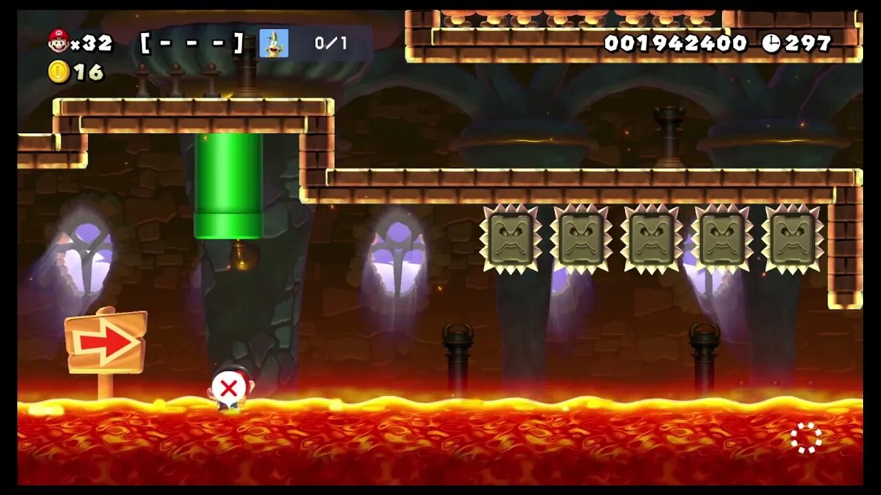 Mario Maker 2 Road to 1000, If I die the video ends 77