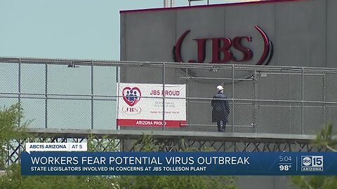 Workers fear potential virus outbreak as a worker received a positive coronavirus result