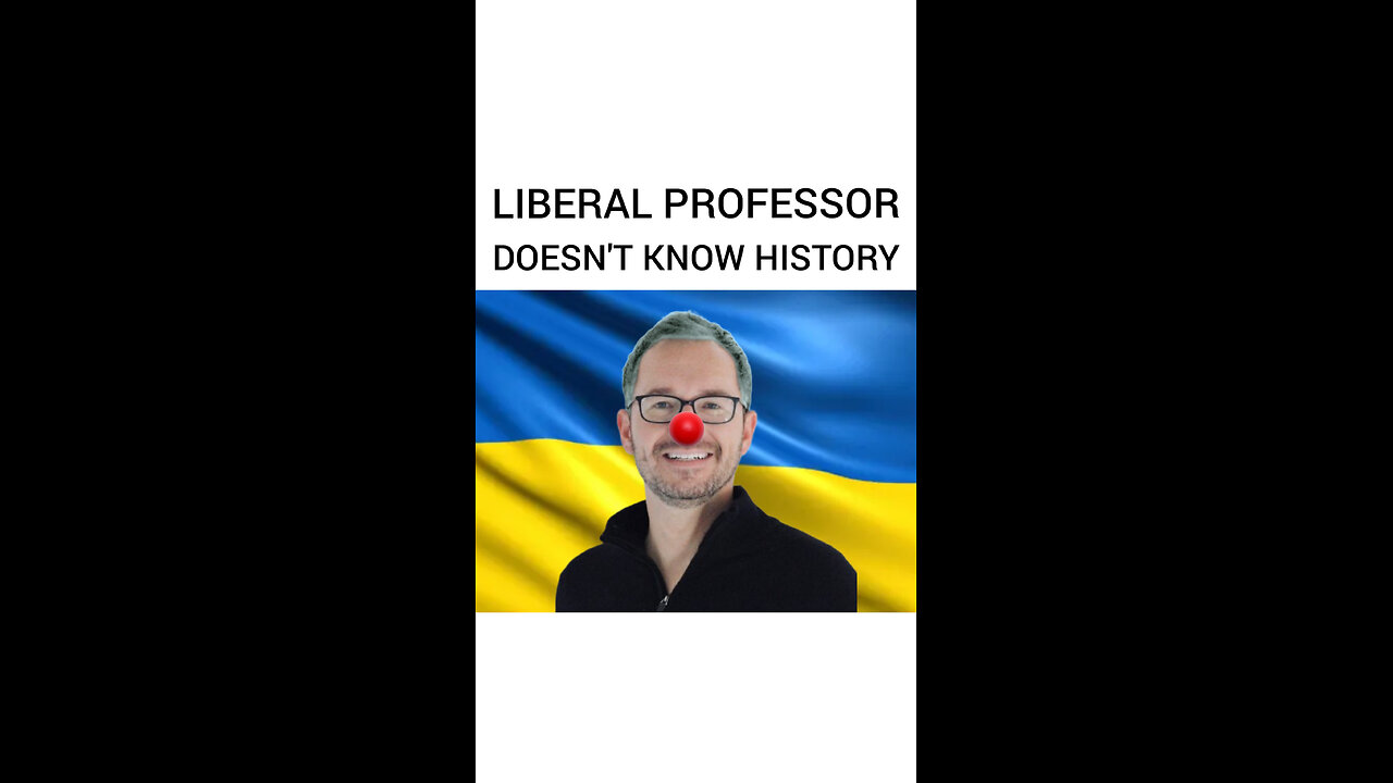 LIBERAL PROFESSOR DOESN'T KNOW HISTORY