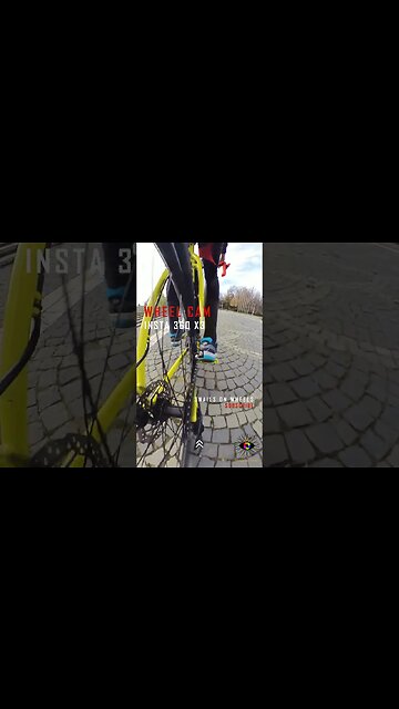 WHEEL CAM with INSTA 360 X3 at Carol Park , Bucharest | #shorts | 🇷🇴