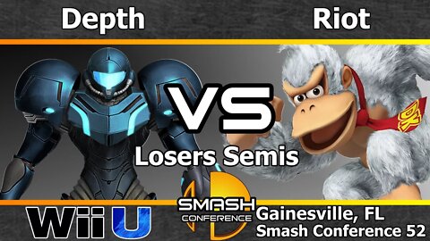 Depth (Samus) vs. Riot (Donkey Kong) - Losers Semis - SC52