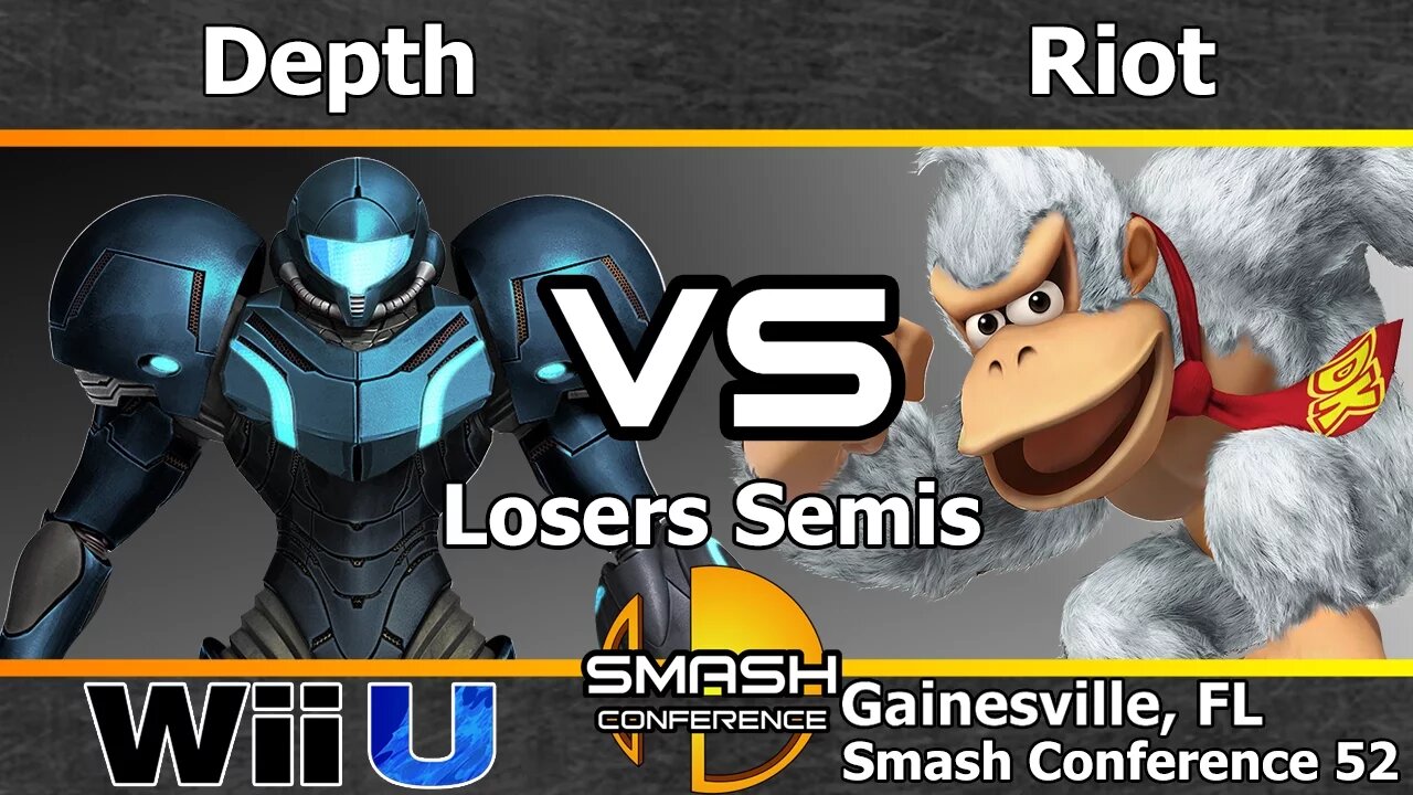 Depth (Samus) vs. Riot (Donkey Kong) - Losers Semis - SC52