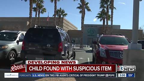 Child brings fake grenade to school