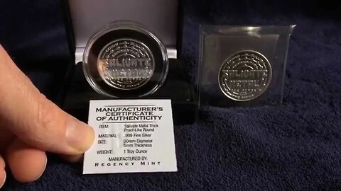 Salivate Metal Silver Round: Available Again