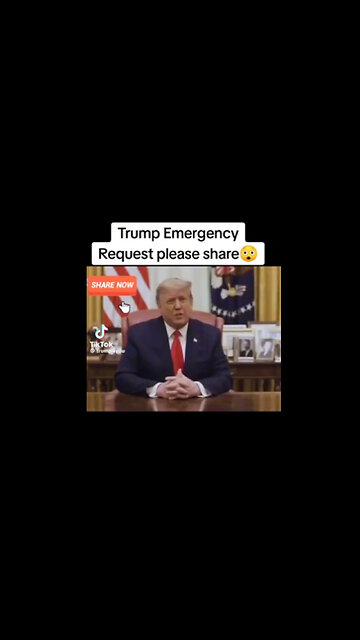 Alert! Alert! Alert! Trump Emergency Request!