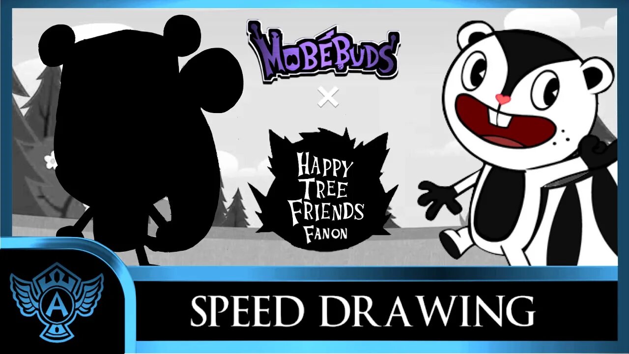 Speed Drawing: Happy Tree Friends Fanon - Black Jack | Mobebuds Style