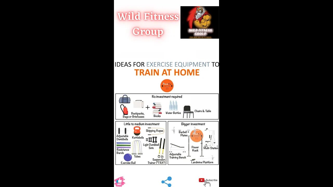 🔥Ideas for exercise equipment to train at home🔥#fitness🔥#wildfitnessgroup🔥#shorts🔥