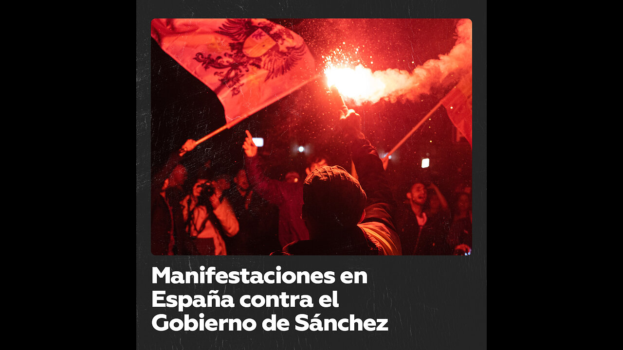 Protestas en España contra la ley de amnistía que propone Pedro Sánchez