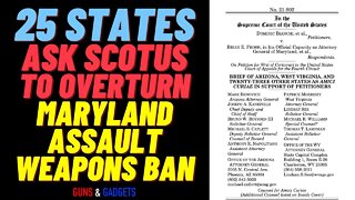 25 States Ask SCOTUS To Overturn Maryland Assault Weapons Ban