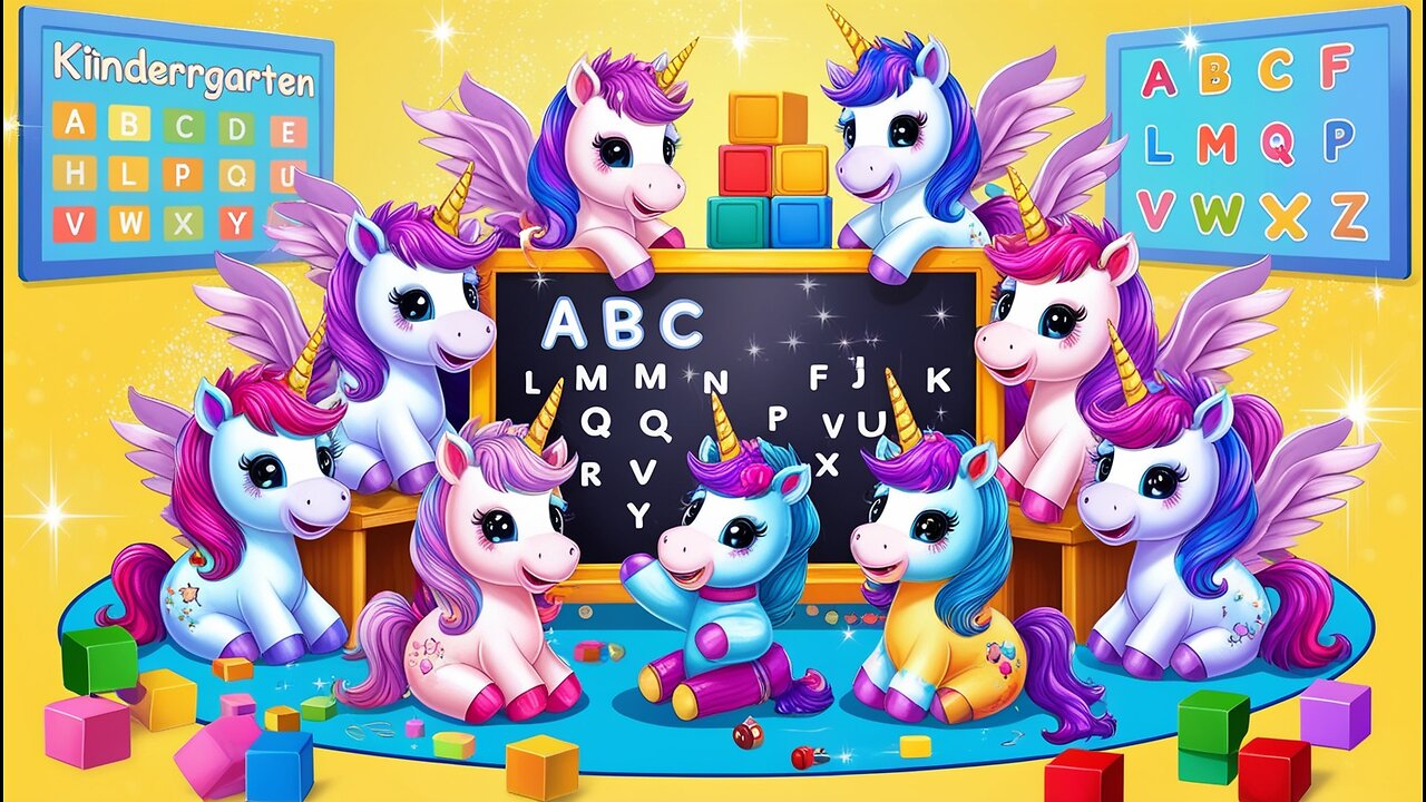 ABC Song Learn English Alphabet for Children with Unicorn| ABC Song #alphabetsong #abcdsong #abc