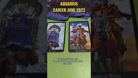 Aquarius Career June 2023 #careerreading #tarotreading #tarot #aquarius
