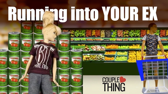 Best Reaction to RUNNING INTO AN EX BOYFRIEND | CoupleThing
