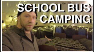 Simple Luxury School Bus Camping