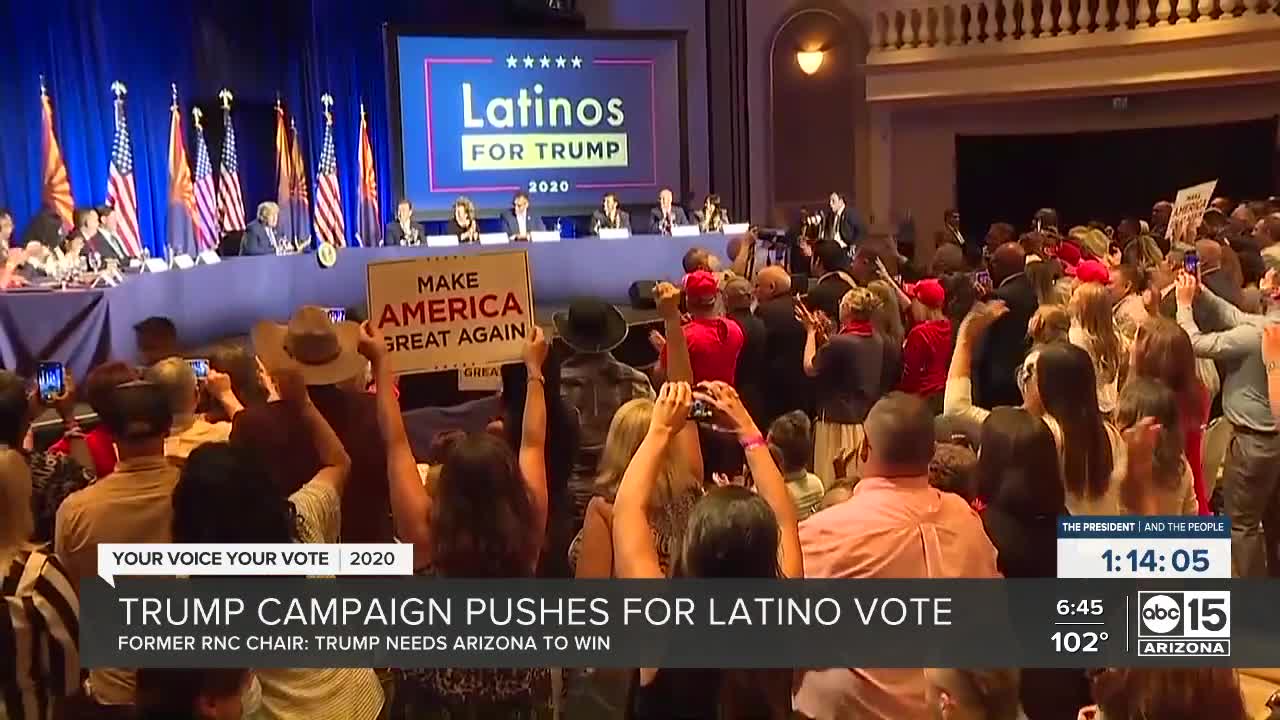 Trump campaign pushes for Latino vote