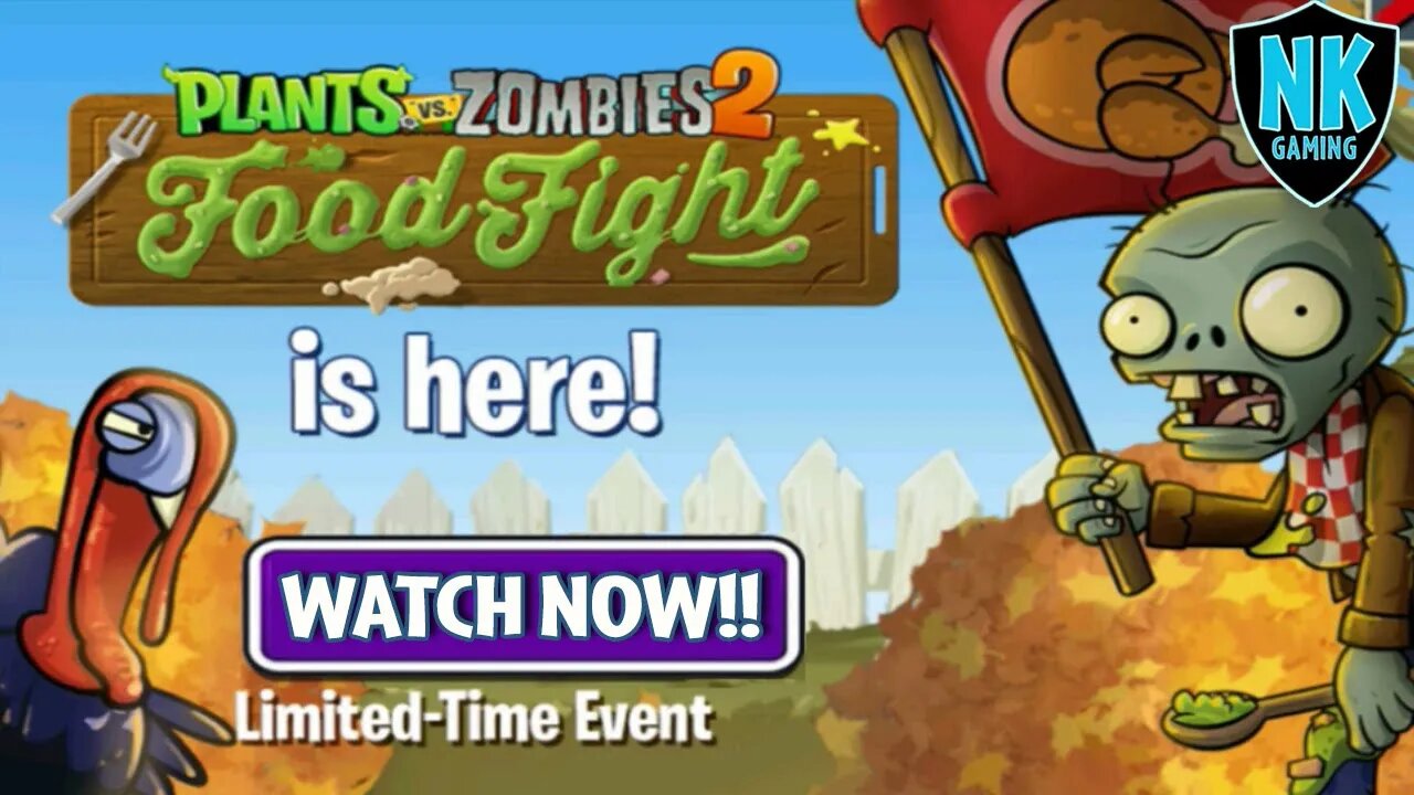 PvZ 2 - Piñata Party - November 18, 2022 - Food Fight - Day 5